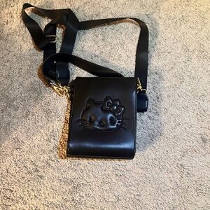 Hello Kitty Black Crossbody Bag